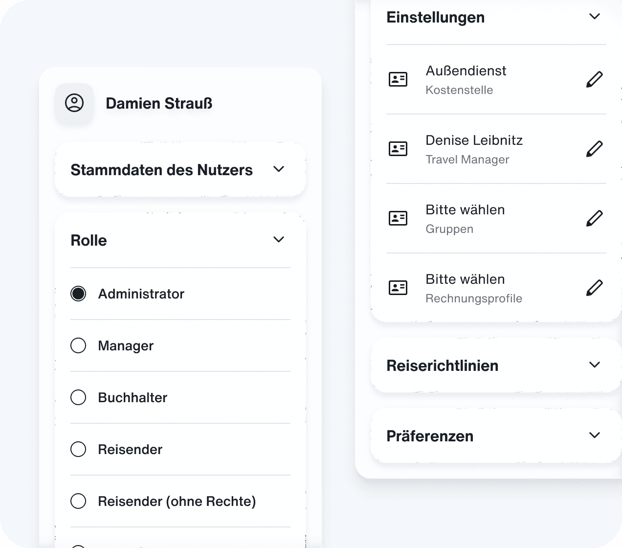 Kostenstellen Management