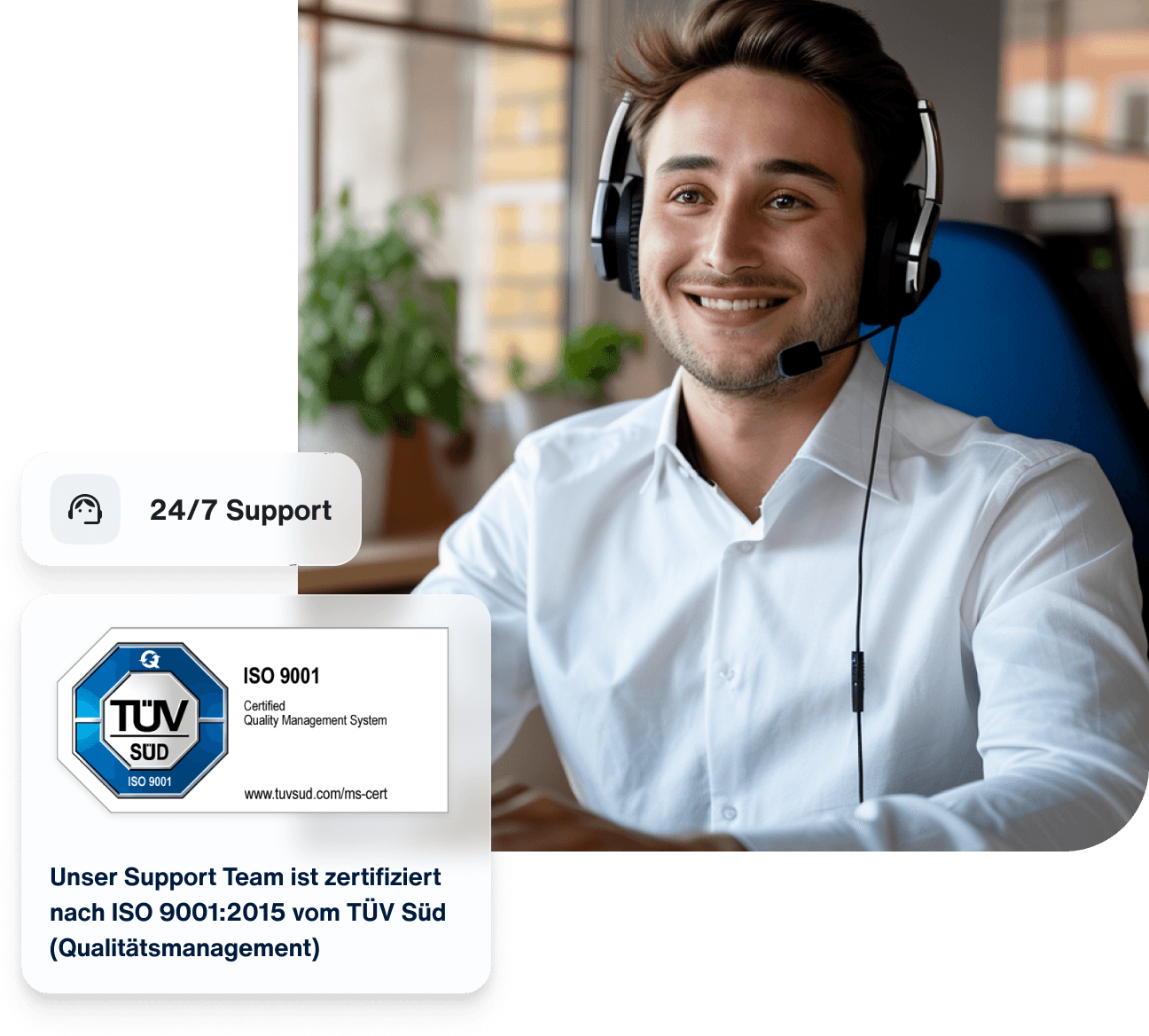 TÜV-geprüfter Support-Service